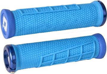 Picture of ODI MTB grips Elite Flow Lock On 2.1 light blue, 130mm blue